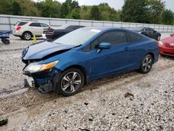 Salvage cars for sale from Copart Prairie Grove, AR: 2015 Honda Civic EX