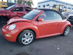 Salvage cars for sale at auction: 2003 Volkswagen New Beetle GLS