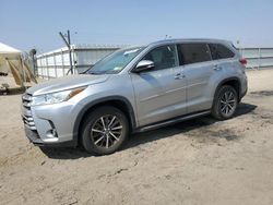 Salvage cars for sale at Bakersfield, CA auction: 2018 Toyota Highlander SE