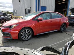 Salvage cars for sale at Vallejo, CA auction: 2021 Toyota Corolla SE
