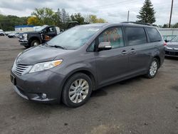 Salvage cars for sale at Ham Lake, MN auction: 2014 Toyota Sienna XLE