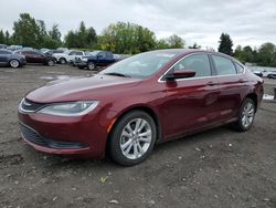 Chrysler salvage cars for sale: 2016 Chrysler 200 LX