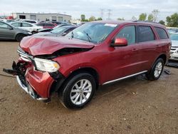 Salvage cars for sale at Elgin, IL auction: 2015 Dodge Durango SXT