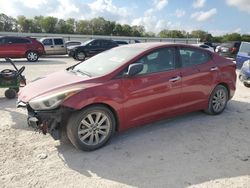 Salvage cars for sale from Copart New Braunfels, TX: 2016 Hyundai Elantra SE