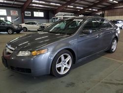 Salvage cars for sale at Assonet, MA auction: 2005 Acura TL