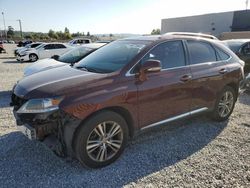 Salvage cars for sale at Mentone, CA auction: 2015 Lexus RX 350