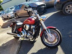 Salvage motorcycles for sale at Billerica, MA auction: 2002 Honda VTX1800 C