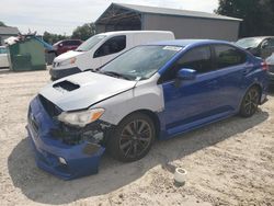 Salvage cars for sale from Copart Midway, FL: 2016 Subaru WRX