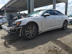 Salvage cars for sale at West Palm Beach, FL auction: 2020 Audi A6 Premium Plus