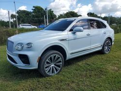 Salvage cars for sale at West Palm Beach, FL auction: 2022 Bentley Bentayga