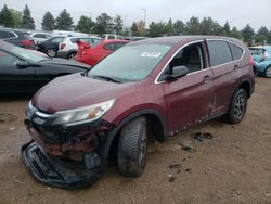 Salvage cars for sale from Copart Elgin, IL: 2016 Honda CR-V SE