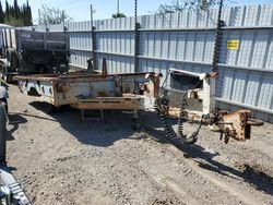 Salvage trucks for sale at San Martin, CA auction: 1974 Utility Trailer