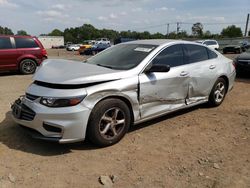 Salvage cars for sale at Hillsborough, NJ auction: 2017 Chevrolet Malibu LS