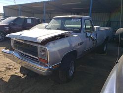 Vehiculos salvage en venta de Copart Colorado Springs, CO: 1989 Dodge W-SERIES W100