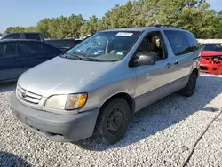 Salvage cars for sale at Houston, TX auction: 2003 Toyota Sienna CE