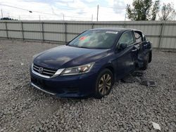 Honda Accord LX Vehiculos salvage en venta: 2013 Honda Accord LX