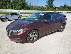 Salvage cars for sale at Leroy, NY auction: 2020 Nissan Sentra SV