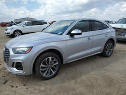 Salvage cars for sale from Copart Amarillo, TX: 2022 Audi Q5 Sportback Premium 45