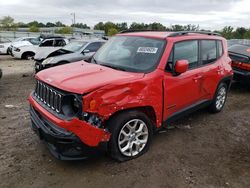 Vehiculos salvage en venta de Copart Louisville, KY: 2018 Jeep Renegade Latitude