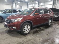 Salvage cars for sale from Copart Ham Lake, MN: 2016 Honda CR-V EX