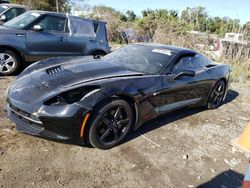 Salvage cars for sale from Copart Baltimore, MD: 2015 Chevrolet Corvette Stingray 1LT