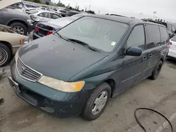 Salvage cars for sale from Copart Vallejo, CA: 2001 Honda Odyssey EX