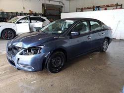 Salvage cars for sale at Candia, NH auction: 2013 Nissan Sentra S