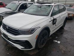 Salvage cars for sale at Albuquerque, NM auction: 2022 Volkswagen Tiguan SE R-LINE Black