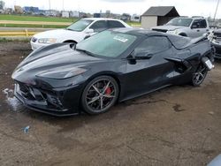 Salvage cars for sale from Copart Woodhaven, MI: 2020 Chevrolet Corvette Stingray 2LT