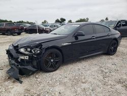 Salvage cars for sale at West Warren, MA auction: 2015 BMW 640 XI Gran Coupe