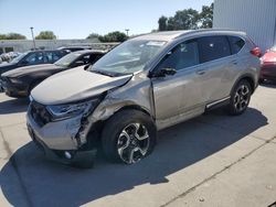 Salvage cars for sale at Sacramento, CA auction: 2018 Honda CR-V Touring