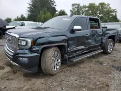 GMC Sierra k1500 Denali salvage cars for sale: 2018 GMC Sierra K1500 Denali