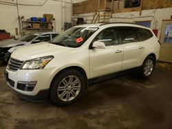 Salvage cars for sale from Copart Ham Lake, MN: 2014 Chevrolet Traverse LT