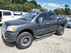 Salvage trucks for sale at Hampton, VA auction: 2005 Nissan Titan XE
