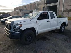 Toyota Tundra Double cab sr/sr5 salvage cars for sale: 2018 Toyota Tundra Double Cab SR/SR5