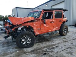 Salvage cars for sale at Kansas City, KS auction: 2019 Jeep Wrangler Unlimited Sport