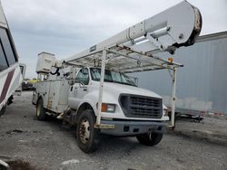 Salvage trucks for sale at Lebanon, TN auction: 2002 Ford F750 Super Duty
