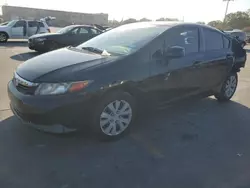 Honda salvage cars for sale: 2012 Honda Civic LX