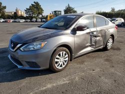 Salvage cars for sale from Copart San Martin, CA: 2017 Nissan Sentra S