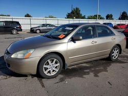 Salvage cars for sale at Littleton, CO auction: 2004 Honda Accord EX