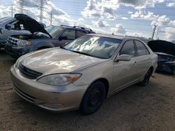 Salvage cars for sale from Copart Dyer, IN: 2003 Toyota Camry LE