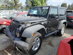Salvage cars for sale at Rancho Cucamonga, CA auction: 2014 Jeep Wrangler Sport