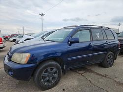 Salvage cars for sale from Copart Moraine, OH: 2003 Toyota Highlander Limited