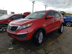 Salvage cars for sale at Chicago Heights, IL auction: 2012 KIA Sportage Base