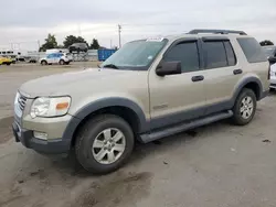 Ford Explorer salvage cars for sale: 2006 Ford Explorer XLT