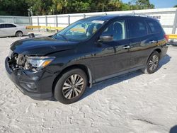 Salvage cars for sale from Copart Fort Pierce, FL: 2020 Nissan Pathfinder S