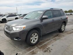 Salvage cars for sale from Copart Grand Prairie, TX: 2008 Toyota Highlander