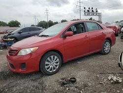 Salvage cars for sale from Copart Columbus, OH: 2013 Toyota Corolla Base