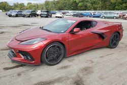 Salvage cars for sale at Ellwood City, PA auction: 2021 Chevrolet Corvette Stingray 3LT