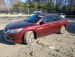 Salvage cars for sale at Waldorf, MD auction: 2014 Honda Accord Touring